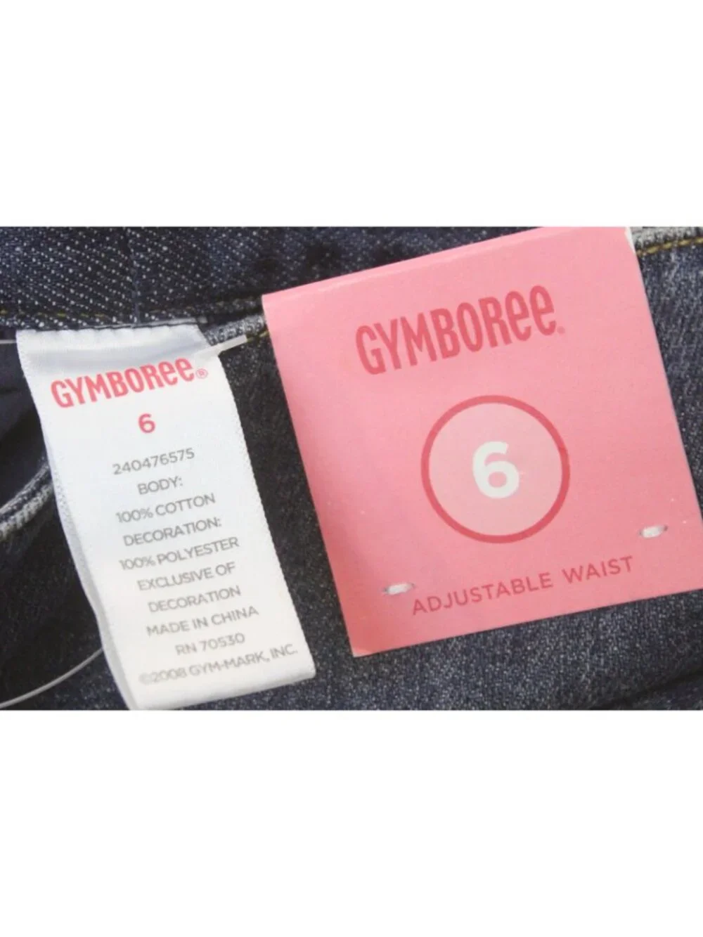 2008 Gymboree Winter Snowflake Denim Skirt Tulle Rhinestones Flare sz 6 Lined